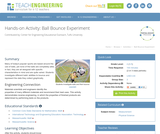 Ball Bounce Experiment Ball Bounce Experiment
