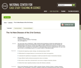 The 1st New Disease of the 21st Century The 1st New Disease of the 21st Century