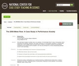 The 2000-Meter Row: A Case Study in Performance Anxiety The 2000-Meter Row: A Case Study in Performance Anxiety