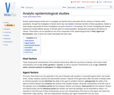 Analytic epidemiological studies Analytic epidemiological studies
