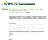 7th Grade Life Science at the Observatory: Life Throughout the Universe 7th Grade Life Science at the Observatory: Life Throughout the Universe