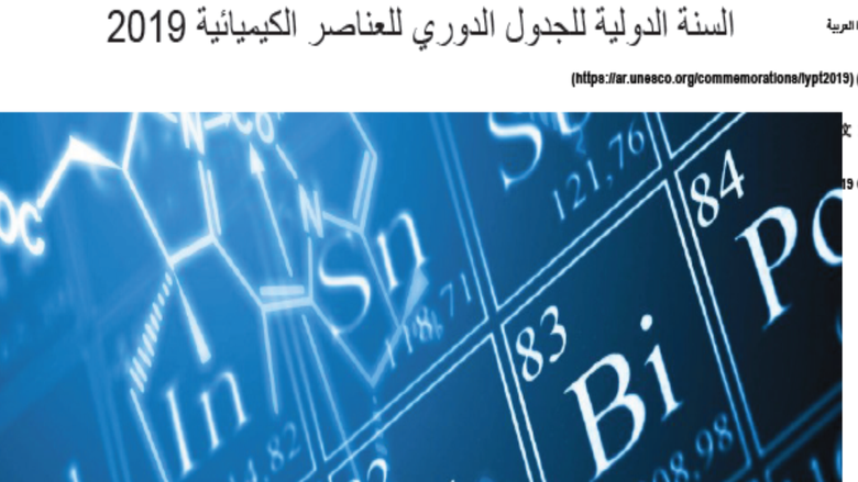 تطور الجدول الدوري للعناصر